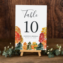 Rustic Autumn Forest Fall Wedding