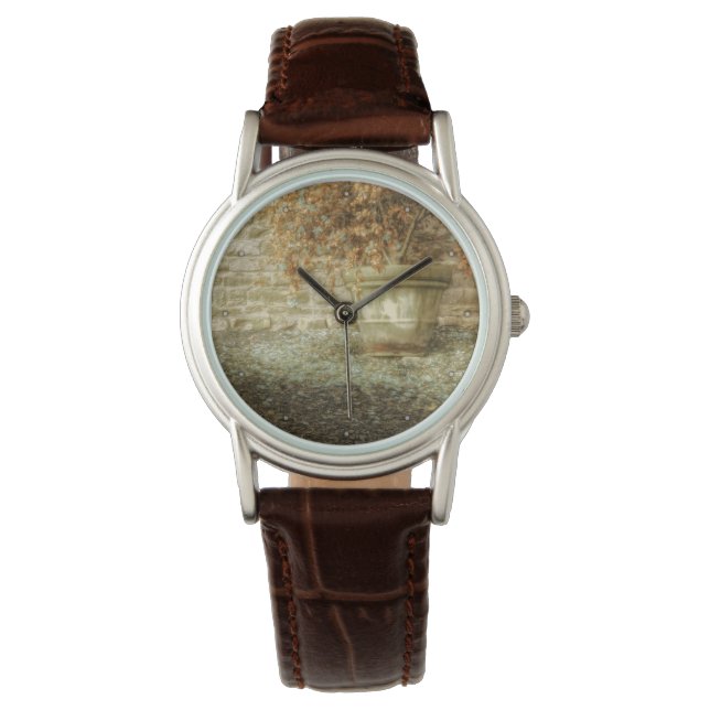 Rustic Autumn Garden Armbandsur (Framsida)