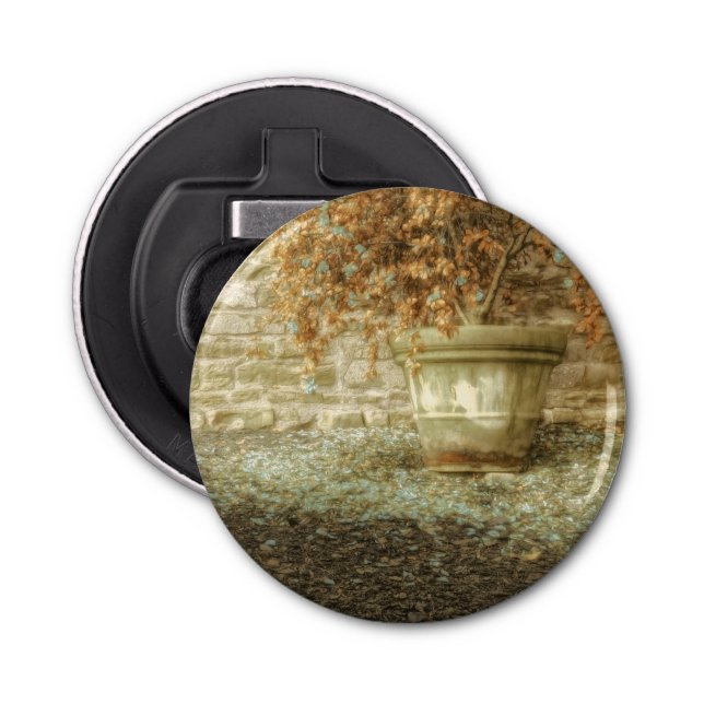 Rustic Autumn Garden Flasköppnare (Framsidan)