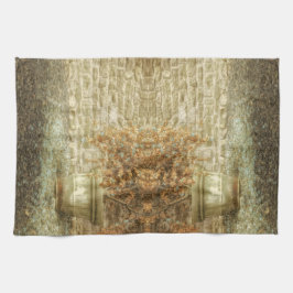 Rustic Autumn Garden Kökshandduk