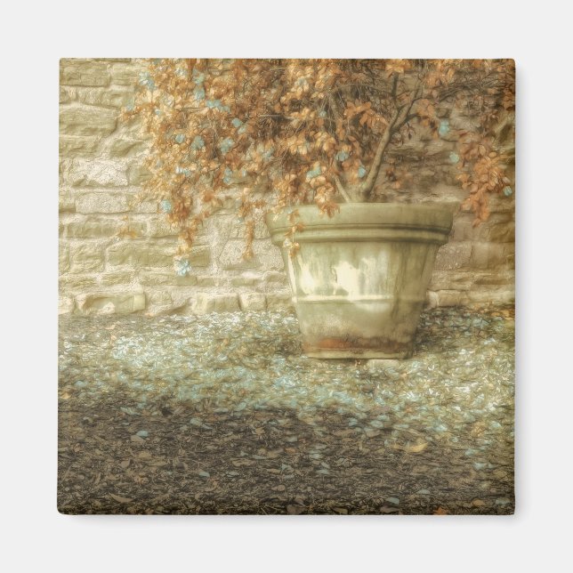 Rustic Autumn Garden Magnet (Framsidan)