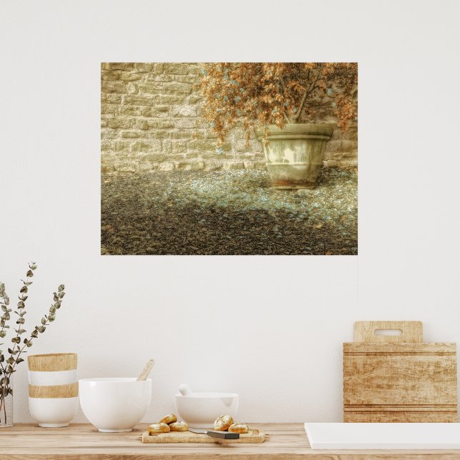 Rustic Autumn Garden Poster (Kök)