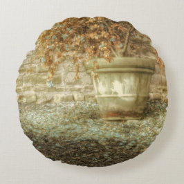 Rustic Autumn Garden Rund Kudde