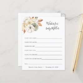 Rustic Autumn Önskemål för Baby