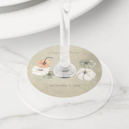 Rustic Autumn Pumpkins Fall Wedding