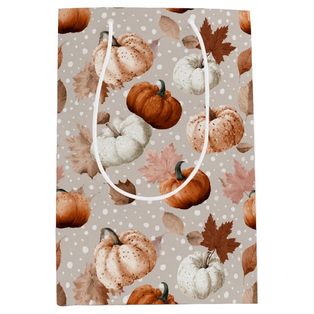 Rustic Autumn Pumpkins & Höst löv (2) (Framsidan)