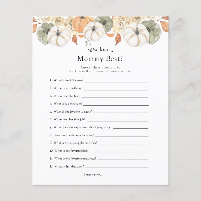 Rustic Autumn som känner Mamma bäst (Framsida)