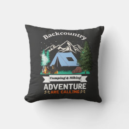 Rustic Äventyr ringer Kudde