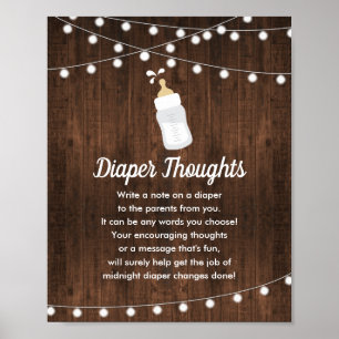 Rustic Baby är en daglig babystölder för dagligt l Poster