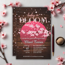 Rustic Baby i Blommarna Bloom Sakura Cherry