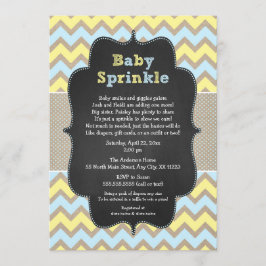 Rustic Baby Sprinkle Inbjudan / neutralt babydusch