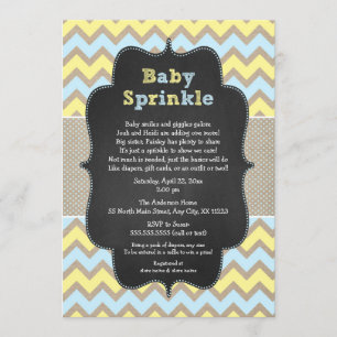 Rustic Baby Sprinkle Inbjudan / neutralt babydusch