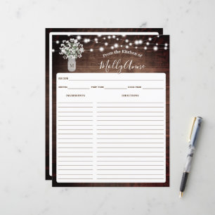 Rustic Baby's Band Burk Ljus Recipe Lakan