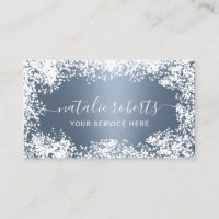Rustic Baby's Band Flowers Elegant Dusty Blue