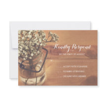 Rustic Baby's Band Mason Burk Wood Bröllop OSA