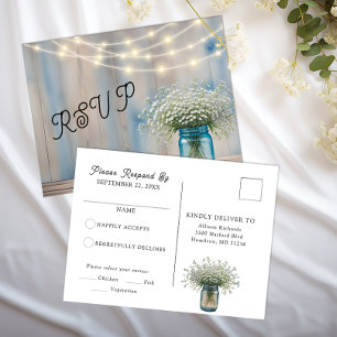 Rustic Baby's Bandsäck Burk OSA Postcard Vykort