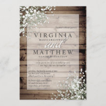 RUSTIC BABYS BREATH WEDDING-INBJUDANDE
