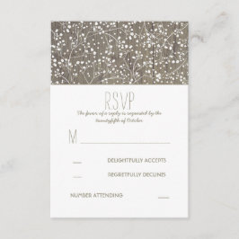 Rustic Baby's Bröllop OSA Card Kort