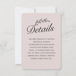 Rustic Backyard Botanical Löv Hand Script OSA Inbjudningar