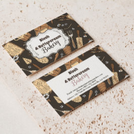 Rustic Baking Business Visitkort