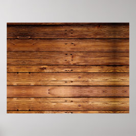Rustic Barn Board Blank XL DIY Poster