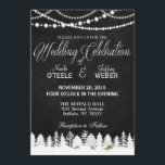 Rustic Barn Bröllop Chalkboard Vinterjul Inbjudningar<br><div class="desc">Rustic Barn Bröllop-chalkboard Vinterjulinbjudan Det här är en vacker anpassningsbar: Rustic Barn Bröllop-chalkboard-julinbjudan till vintern som är perfekt för din party i bröllop firande. Om du vill göra ytterligare anpassningar klickar du på knappen "Anpassa" och användor verktyg som är utformat för att ändra mallen. Alla textstorlekar stil, färg, kan ändras...</div>
