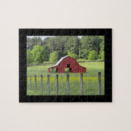 Rustic Barn Jigszle Puzzle Pussel