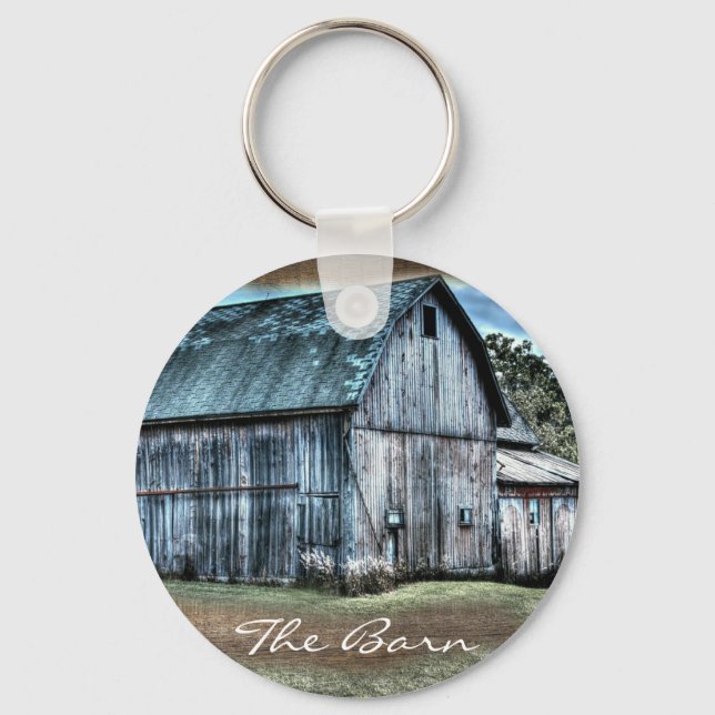 Rustic Barn Nyckelring (Framsida)