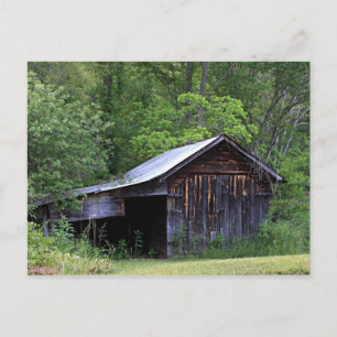 Rustic Barn Postcard Vykort