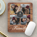 Rustic Barn Wood 4 Bilder Family Photo Collage Musmatta<br><div class="desc">Ladda upp dina favoritfoton för att göra din egen unika personlig keepsaké-fotogåva.</div>