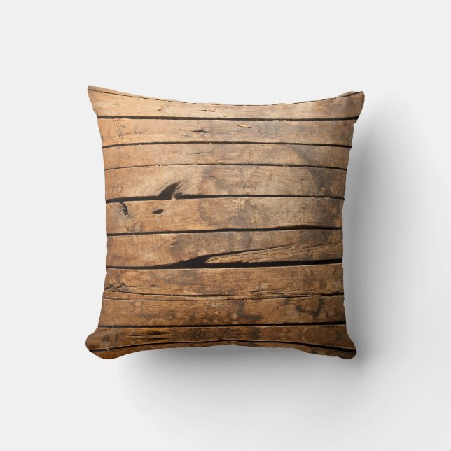 Rustic Barn Wood Kudde (Framsida)