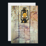 Rustic Barn Wood & Lantern 50:e Födelsedagsfesten Inbjudningar<br><div class="desc">Rustic Shiplap weatsted laded wood and lantern with konetti; farm to bord picnic 50th födelsedagsfest inbjudan. För en bild utomhus i fält,  på gården,  på ladugården eller i stugan,  med vänner och familj och bra mat. Anpassa med din information. Anpassa för en man eller kvinna.</div>