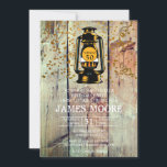 Rustic Barn Wood & Lantern 50:e Födelsedagsfesten Inbjudningar<br><div class="desc">Rustic Shiplap weatsted laded wood and lantern with konetti; farm to bord picnic 50th födelsedagsfest inbjudan. För en bild utomhus i fält,  på gården,  på ladugården eller i stugan,  med vänner och familj och bra mat. Anpassa med din information. Anpassa för en man eller kvinna.</div>