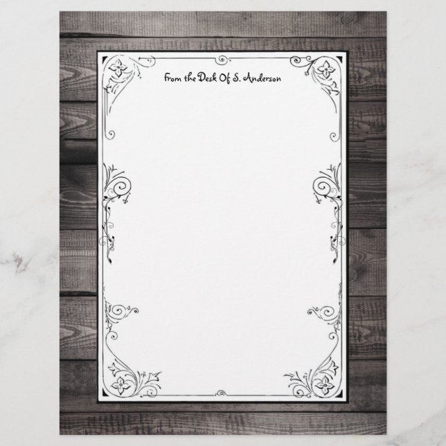 Rustic Barnwood Mönster (Framsida)