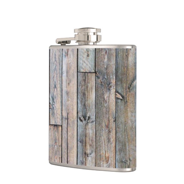 Rustic Barnwood Western kolv Fickplunta (Vänster)