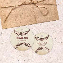 Rustic Baseball Strings Gåvor Etiketter
