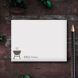 Rustic BBQ Post-it Block