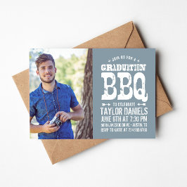 Rustic BBQ-Studentfest - inbjudan