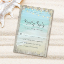 Rustic Beach String Ljus Wood Bröllop OSA