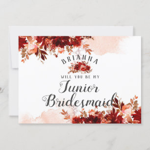 Rustic Beauty-Blommigten är min Jr. Bridesmaid Fri