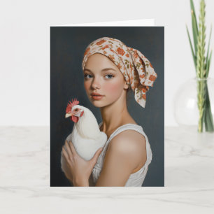 Rustic Beauty med Chicken Inbjudan