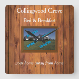 Rustic Bed and Breakfast 🌿 Land Inn Fyrkantig Klocka