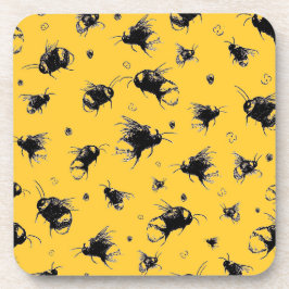 Rustic Bee Underlägg - Hand plockade, Farmhouse Gi