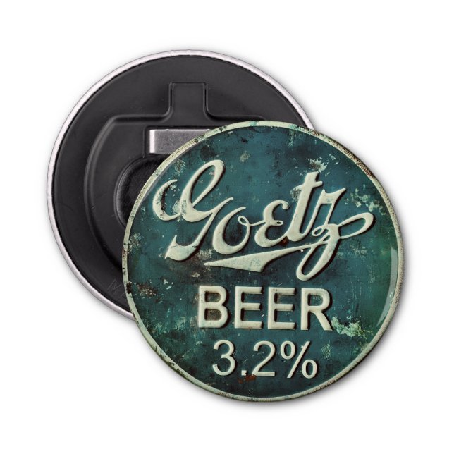 Rustic Beer Flaska Cap Flasköppnare (Framsidan)