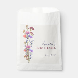 Rustic Beige Acrylic Blommigt Bouquet Baby Shower