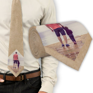 Rustic Beige Anpassningsbar Photo   Slips