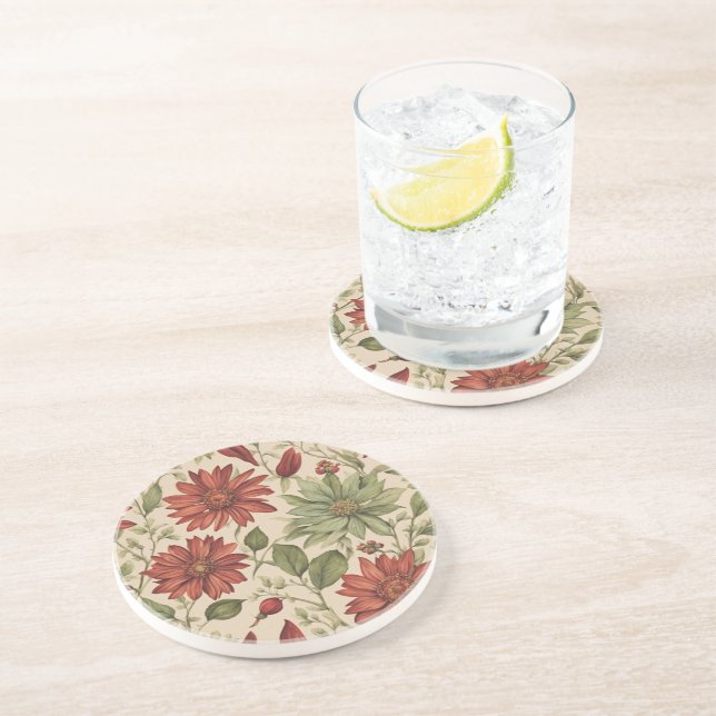 Rustic Beige Brown Maple Löv Hösten Bröllop Underlägg (Sidan)