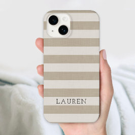 Rustic Beige Rand Monogrammed