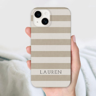 Rustic Beige Rand Monogrammed
