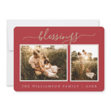 Rustic Berries Sprig julfotoport, Helgdag